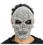 silberne Strass Maske Skull kaufen Berlin