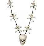 Piratenkette mit Totenkopf-Anhänger, geeignet als Accessoire für Piratenkostüme.