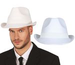 Gatsby‑Gangster‑Hut weiss im 1920er‑Stil.