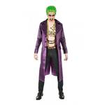 Lila Kostümmantel in kräftiger Farbe, ideal für Verkleidungen.