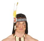 Stirnband mit Federn als Zubehör für Indianer‑Themenkostüme