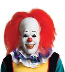 Pennywise Maske aus dem Horrorfilm „ES“ mit typischem Clown‑Gesicht für Halloween und Kostüme