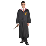 Harry‑Potter‑Kostüm mit Hogwarts‑Gewand, Brille und Zauberstab