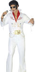 Rock’n’Roll Kostüm im Stil eines berühmten Entertainers mit Jumpsuit