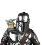 Lizenzierter Baby‑Yoda‑Shouldersitter mit Grogu‑Figur zum Tragen auf der Schulter